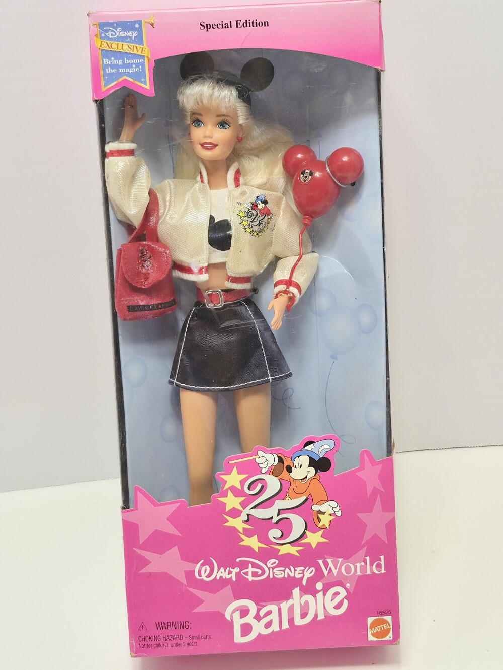 Vintage 25Th Anniversary WALT DISNEY WORLD Barbie Doll